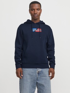 Jack & Jones Kapuzensweatshirt »JJECORP GRAPHIC SWEAT HOOD NOOS«, mit Logo Print