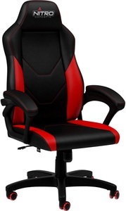 NITRO CONCEPTS, Gaming-Stuhl Nitro Concepts C100 Schwarz, Rot, NITRO CONCEPTS Gaming Chair »C100 Schwarz/Rot«