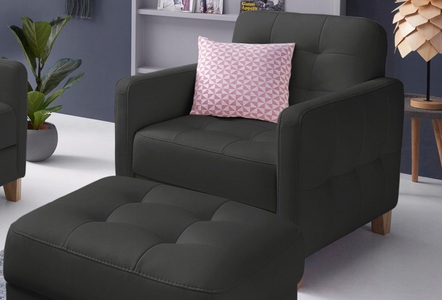 exxpo - sofa fashion, exxpo - sofa fashion Sessel, exxpo - sofa fashion Sessel »Elio, Loungesessel, aufwendige Detailverarbeitung, bequem und modern«, hoher Sitzkomfort für entspannende Momente