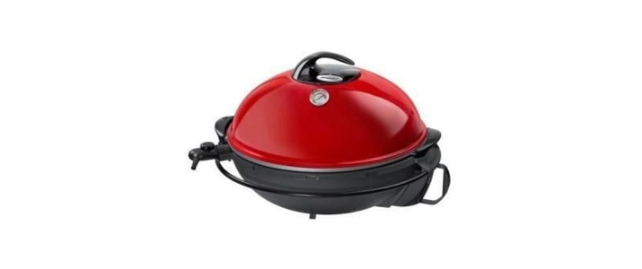 Steba, Steba VG 400 - Elektrogrill (Schwarz/Rot), Steba Elektro-Standgrill »VG 400 BBQ Ø 53«, 2200 W