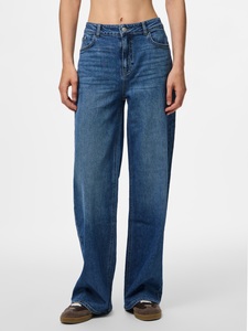 pieces Weite Jeans »PCSILKE MW WIDE JEANS MB NOOS BC«