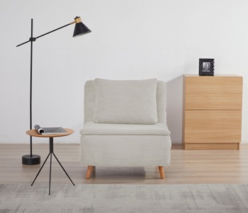 INOSIGN, INOSIGN Sessel »AINSLEY«, wandelbar zum Gästebett, Schlafsofa im pflegeleichten Webstoff, GOODproduct Sessel »AINSLEY - OTTO. Verlässliche Qualität.« wandelbar zum Gästebett, Schlafliege, Webstoff u. Cord-Bezug