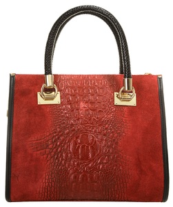 CLUTY, Cluty Henkeltasche, Cluty Henkeltasche, echt Leder, Made in Italy