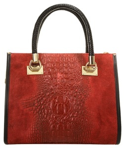 CLUTY, Cluty Henkeltasche, Cluty Henkeltasche, echt Leder, Made in Italy