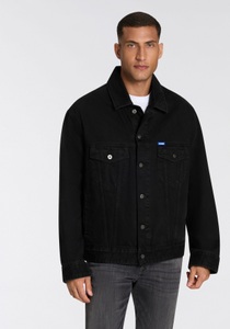 HUGO Blue Jeansjacke »Kirkby«, mit Logo-Details, regular-fit