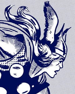 Komar, Komar Fototapete »Legend of Thor«, Motiv, Deutsches Qualitätsvlies (155 g/m²). Formstabil, strapazierfähig, geruchsfrei, glatt und umweltfreundlich. FSC®-zertifiziertes Produkt. Bahnbreite 50 cm., Komar Vliestapete »Digitaldruck Vlies - Legend of Thor - Grösse 200 x 250 cm«, bedruckt, Kinderzimmer