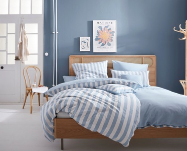 ANDAS, andas Wendebettwäsche »Greta Bettwäsche, für Sommer oder Winter, OEKO-TEX® zertifiziert«, (2 tlg.), andas Wendebettwäsche »Greta«, Bettwäsche mit Streifen in verschiedenen Qualitäten, ab 135x200 cm
