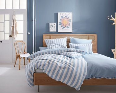 ANDAS, andas Wendebettwäsche »Greta Bettwäsche, für Sommer oder Winter, OEKO-TEX® zertifiziert«, (2 tlg.), andas Wendebettwäsche »Greta«, Bettwäsche mit Streifen in verschiedenen Qualitäten, ab 135x200 cm