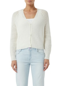 comma casual identity Cardigan, casual, bequem, Alpakamix, V-Ausschnitt