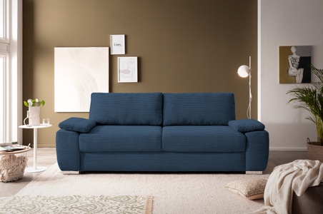 exxpo - sofa fashion, exxpo - sofa fashion 3-Sitzer »SOLSBURY, Sofa, Schlafsofa«, inkl. Federkern-Polsterung, Bettfunktion und Stauraum, in Cord, exxpo - sofa fashion 3-Sitzer »SOLSBURY, bequem und komfortabel, Sofa, Schlafsofa, Breite 258cm« inkl. Federkern-Polsterung, Bettfunktion und Stauraum, in Cord