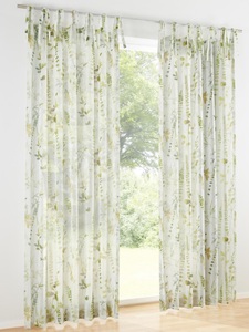 Kutti, Kutti Vorhang »Jungle Schal«, Kutti Vorhang »Jungle Schal«, (1 St.), Gardine, halbtransparent, bedruckt, Polyester
