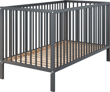 Trendteam, trendteam Babybett »Universal«, (1 tlg.), Baby-Bett mit Gitterbettseiten aus Massivholz, inkl. Lattenrost, Schlupfsprossen, 