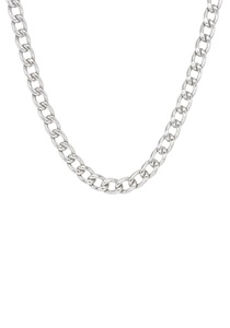 FIRETTI, Firetti Edelstahlkette »Panzerkettengliederung, 7 mm breit«, Made in Germany, Firetti Edelstahlkette »Schmuck Geschenk Panzerkettengliederung, 7 mm breit«, Made in Germany