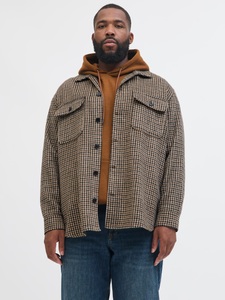 Jack & Jones PlusSize Langarmhemd »JJEBRADLEY OLLIE OVERSHIRT LS NOOS PLS«