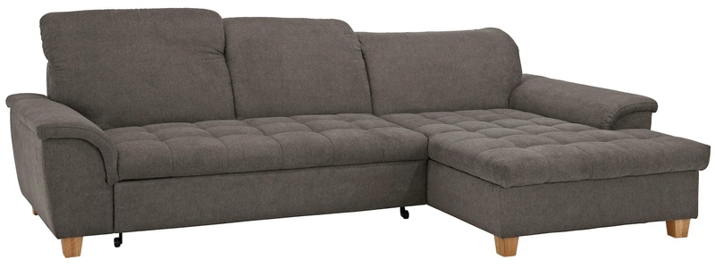 HOME AFFAIRE, Home affaire Ecksofa »Lyla«, mit Recamiere, wahlweise mit Rückenfunktion und zusätzlich mit Bett + Bettkasten, Home affaire Ecksofa »Lyla fester Sitzkomfort, bequeme Armlehnen, Breite 279cm, L-Form« mit Recamiere, wahlweise mit Rückenfunktion und zusätzlich mit Bett