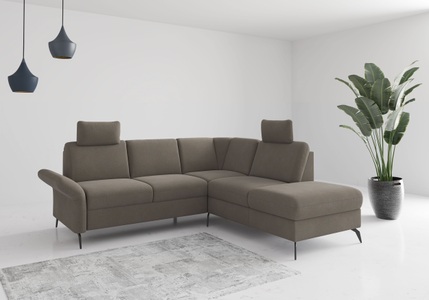 Home affaire Ecksofa »Rochelle«, wahlweise mit Bettfunktion, Bettkasten und Armteilverstellung