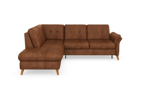 sit&more Ecksofa »Göteborg«, inklusive Sitztiefenverstellung und Federkern, wahlweise mit Bettfunktion und Bettkasten
