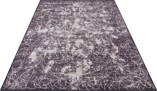White Label, White Label - Teppich - 80 x 150 cm - Dunkelrot, 