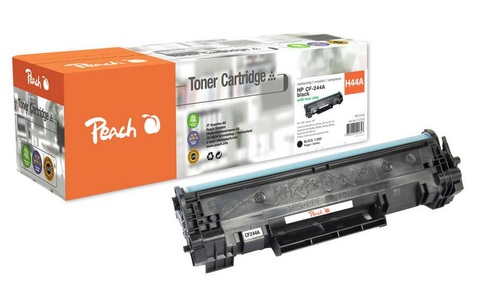 Peach, Peach Tonermodul schwarz kompatibel zu HP 44A, CF244A, Peach HP 44 A Toner bk ersetzt HP No. 44A, CF244A für z.B. HP LaserJet Pro M 15 w, HP LaserJet Pro M 17 a, HP LaserJet Pro M 17 w