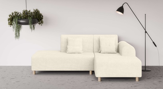 INOSIGN Ecksofa »Suyala«, L-Form mit Hocker