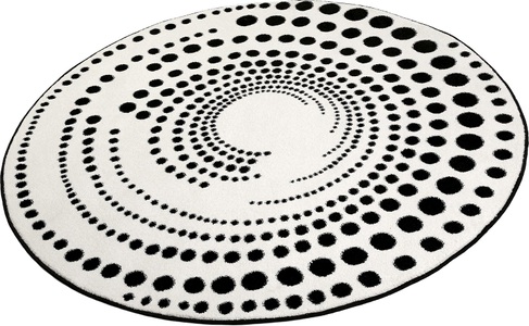 Esprit, Teppich, »Eddy«, Esprit, rund, Höhe 13 mm, Esprit Teppich »Eddy«, rund, 13 mm Höhe, maschinell erstellt, Wohnzimmer