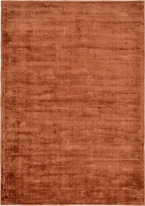TOM TAILOR HOME Teppich »Shine uni«, rechteckig, 8 mm Höhe, Handweb Teppich, 100% Viskose, handgewebt, mit elegantem Schimmer