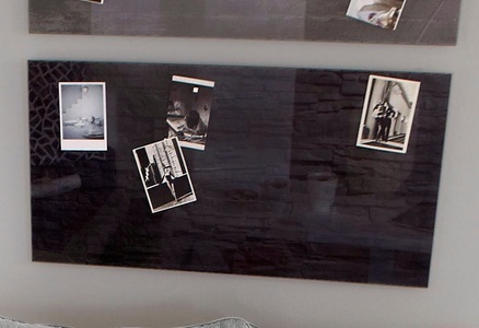 Sigel, Sigel Magnethaftendes Glassboard artverum, Sigel Magnettafel Glas, Design Schiefer, 910mm x 460mm x 15mm, GL149