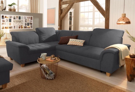 HOME AFFAIRE, Home affaire Ecksofa »Lyla«, wahlweise mit Rückenfunktion und Bettfunktion, Home affaire Ecksofa »Lyla L-Form«, wahlweise mit Rückenfunktion und Bettfunktion