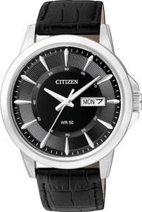 Citizen, Citizen Quarzuhr »BF2011-01EE«, Citizen Quarzuhr, Armbanduhr, Herrenuhr, Damenuhr, Lederarmband, Datum