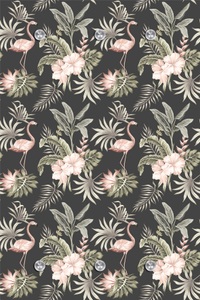 QUEENCE, queence Garderobe »Flamingos«, queence Garderobenleiste »Flamingos«