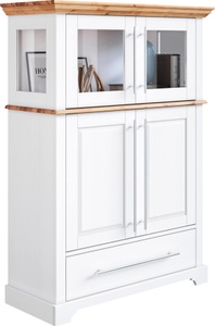 HOME AFFAIRE, Home affaire Highboard »Meliss«, Breite 94 cm, Kiefer massiv, Home affaire Highboard »Meliss«