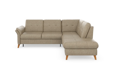 sit&more Ecksofa »Göteborg«, inklusive Sitztiefenverstellung und Federkern, wahlweise mit Bettfunktion und Bettkasten