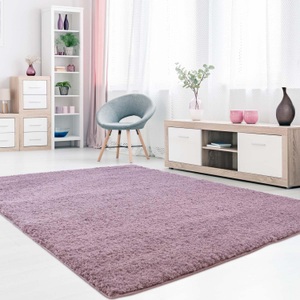 Carpet City, Hochflor-Teppich, »Softshine 2236«, Carpet City, rechteckig, Höhe 30 mm, maschinell gewebt, Carpet City Teppich »Softshine 2236«, rechteckig, 14 mm Höhe, Läufer, Hochflor, besonders weich, robust, Uni, Wohnzimmer