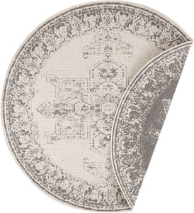 NORTHRUGS, NORTHRUGS Teppich »Borbon«, rund, 5 mm Höhe, In-und Outdoor geeignet, Wohnzimmer, Balkon, Terrasse, Garten, Robust, Pflegeleicht, Flachgewebe, Wendbar, NORTHRUGS Teppich »Borbon«, rund, 5 mm Höhe, In-& Outdoor, Wetterfest, Balkon, Garten, Wohnzimmer, Wasserfest