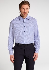 Eterna, ETERNA Langarm Hemd »COMFORT FIT«, COMFORT FIT Hemd in blau gestreift