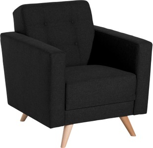 MAX WINZER, Max Winzer® Sessel »Julius«, Max Winzer® Sessel »Julius, Loungesessel«, mit Knopfheftung