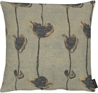 APELT - Zierkissenhülle PERLA - Polyester/Viskose/ - taupe/gold - 46/46 cm