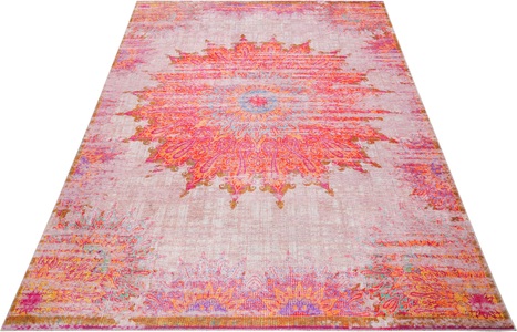 WECON HOME, Teppich, »Sunkissed«, Wecon Home, rechteckig, Höhe 6 mm, maschinell gewebt, Wecon home Teppich »Sunkissed«, rechteckig, 6 mm Höhe, Vintage Look, Flachgewebe, Wohnzimmer