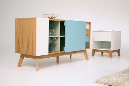 Woodman, Woodman Garderobe »Magellan«, im skandinavian Design, aus massiver Eiche, mit 4 Haken, Woodman Garderobe »Magellan«, im skandinavian Design, aus massiver Eiche, mit 4 Haken