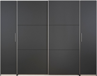 rauch BLUE, rauch BLUE Schwebetürenschrank »Kronach«, mit Dreh- und Schwebetüren, rauch Schwebetürenschrank »Kleiderschrank Drehtürenschrank Schrank Garderobe KRONACH TOPSELLER«, mit Dreh- und Schwebetüren und vielen Einlegeböden MADE IN GERMANY