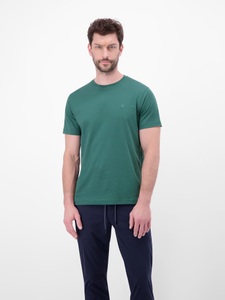 Lerros, LERROS T-Shirt mit Logo-Stickerei