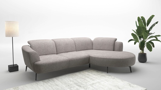 sit&more Ecksofa »Zoe«, ink.Sitztiefenverstellung, wahlweise mit Kopfteilverstellung