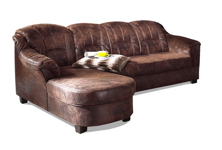 HOME AFFAIRE, Home affaire Ecksofa »Budapest«, wahlweise mit Bettfunktion, mit Recamiere oder Ottomane, 