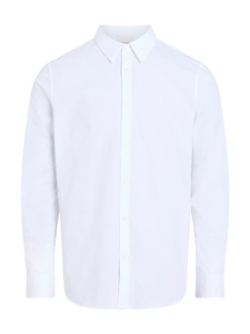 Calvin Klein Langarmhemd »LS SOLID STRETCH SLIM SHIRT«, in Unifarbe