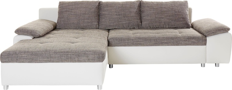 SIT&MORE, sit&more Ecksofa »Labene«, sit&more Ecksofa Labene, wahlweise mit Bettfunktion und Bettkasten, inkl. Rückenkissen