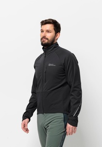 Jack Wolfskin, Jack Wolfskin Fahrrad-Softshelljacke Herren Morobbia Jacket Men XL schwarz black, Jack Wolfskin Fahrrad-Softshelljacke Herren Morobbia Jacket Men XL black black
