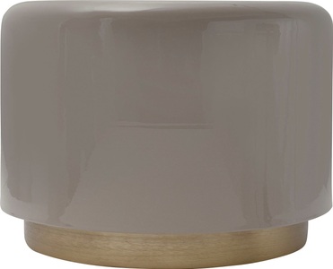 Kayoom, Kayoom Sitzhocker »Artisse«, Kayoom Sitzhocker »Hocker Artisse, Edler Touch durch goldfarbenenen Sockel«, (1 St.), stilvoll, farbig lackiert, dekorativ, Moderner Look