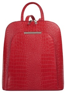 CLUTY, Cluty Cityrucksack, echt Leder, Made in Italy, Cluty Cityrucksack, echt Leder, Made in Italy