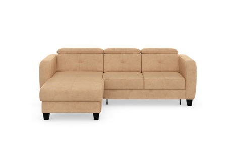 sit&more Ecksofa »Bellucci«, inklusive Kopfteilverstellung und Federkern, wahlweise mit Bettfunktion und Bettkasten