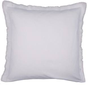 Tom Tailor, Kissenbezug, »Easy Cotton«, TOM TAILOR, TOM TAILOR HOME Kissenbezug »Easy Cotton«, (1 St.), mit Fransenrüsche